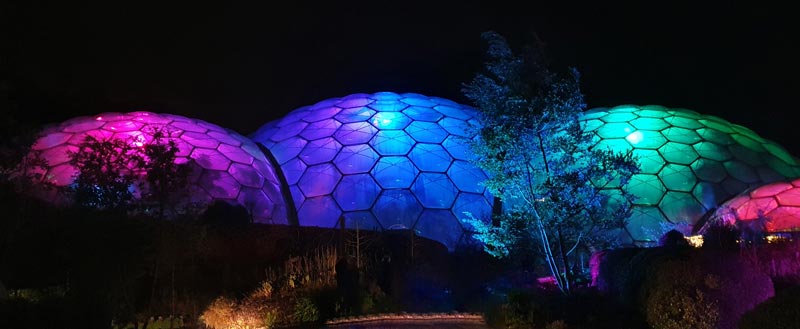 Eden Project Christmas Lights